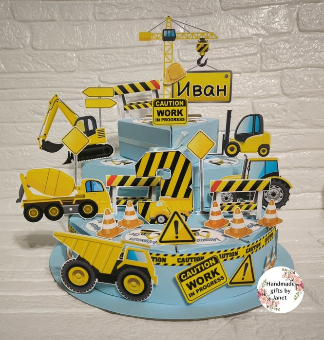 Ръчно изработени картонени торти за рожден ден