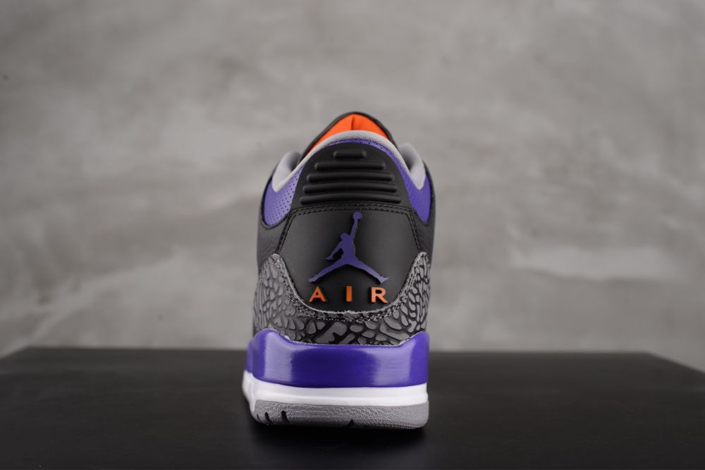 Air Jordan 3 Retro “Black Court Purple”