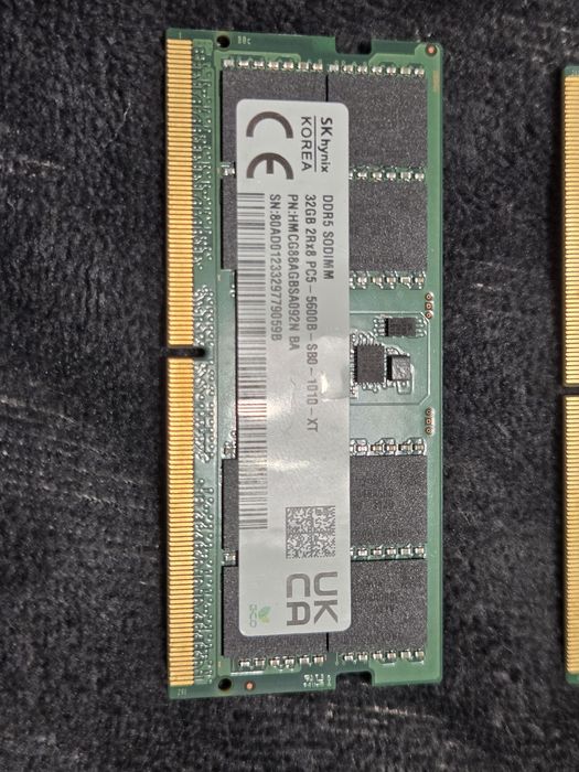 Ram laptop 64 gb ddr5
