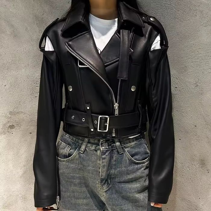 Кожено яке от естествена кожа намслено