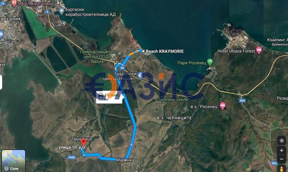 Продава се Парцел в Бургас, Център - 647 кв.м за 78 €/кв.м - Снимка #3