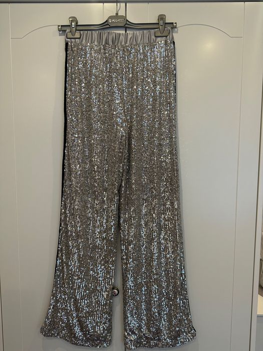 Паетен панталон р-р с