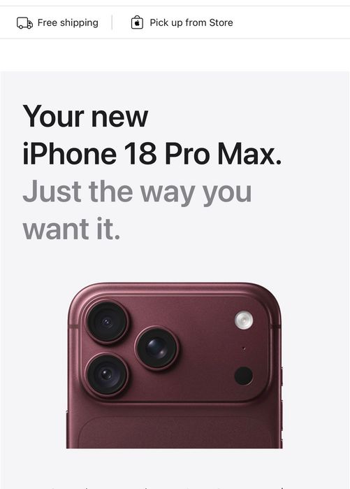 Iphone 18 Pro Max