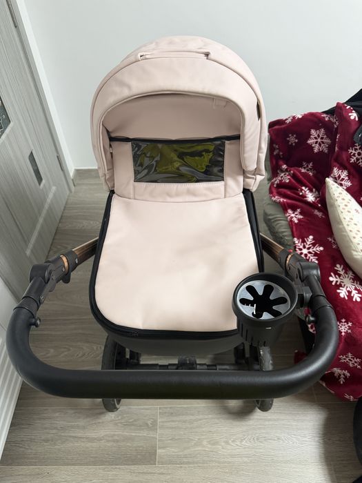 Krausman – Carucior 3 in 1 Storm Pink Shiny