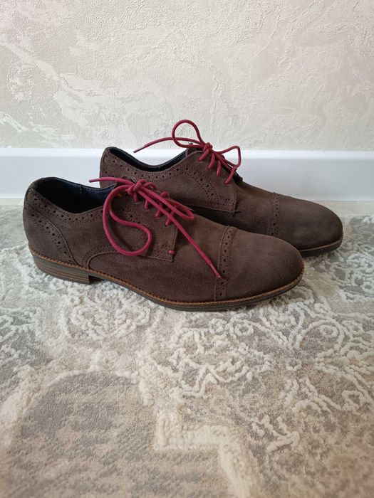 Мужские брендовые туфли замша