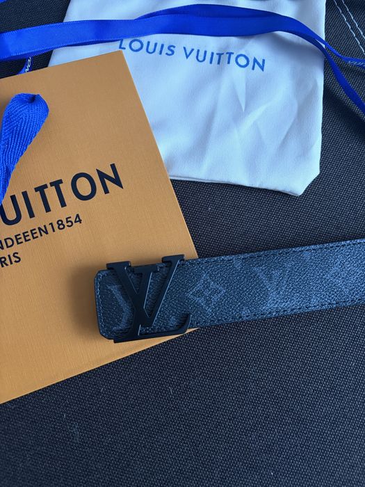 Curea LV Monogram Eclipse 105 cm - Calitate Premium – Accesorii Cadou