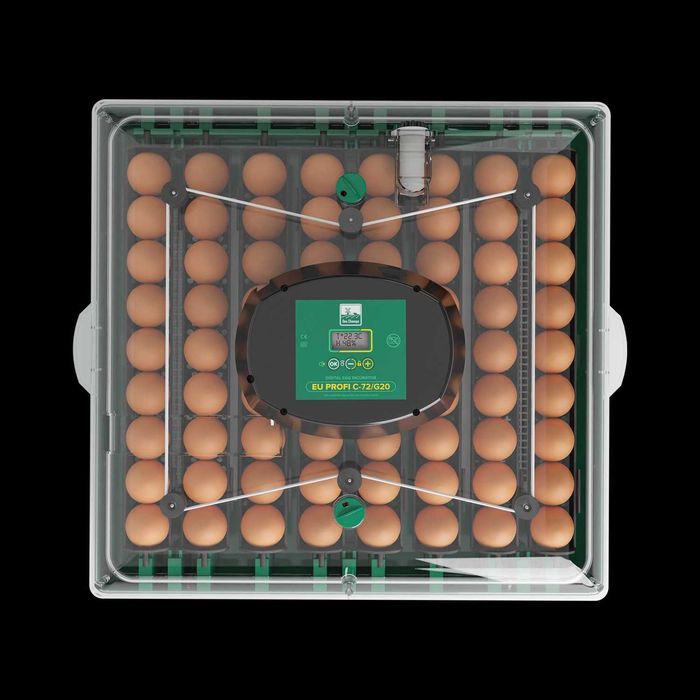 Incubator automat EU PROFI C-72, autoalimentare apa prin pompa inclusa