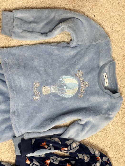 Lot pijamale baieti groase, M&S,2-3 ani