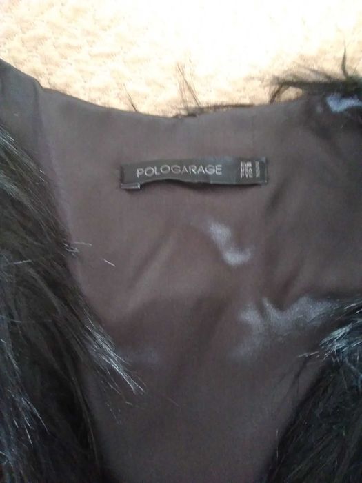 Дамски елек с дълъг косъм