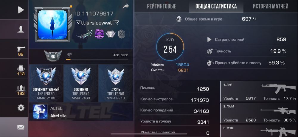 аккаунт стандоф2