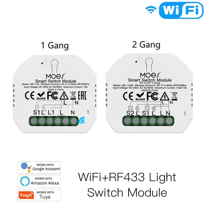 Wi-Fi Switch module Moes