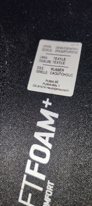 Adidasi / Pantof negru Puma foarte eleganti NOI! Marimea 40