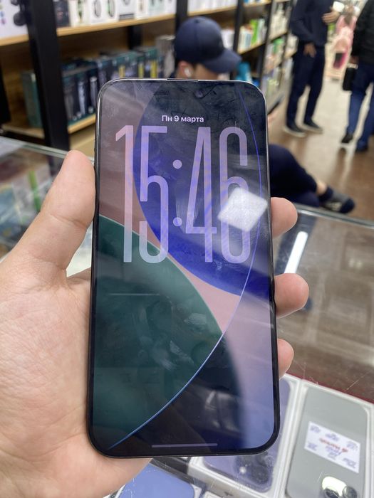 Iphone15 pro max blue titan