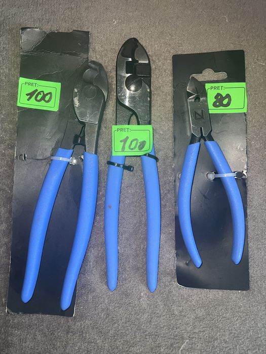 AmPro, clești tăiat cabluri, pistol coliere metalice      Scule profesionale pentru electricieni