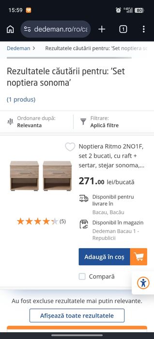 Set noptiere Ritmo