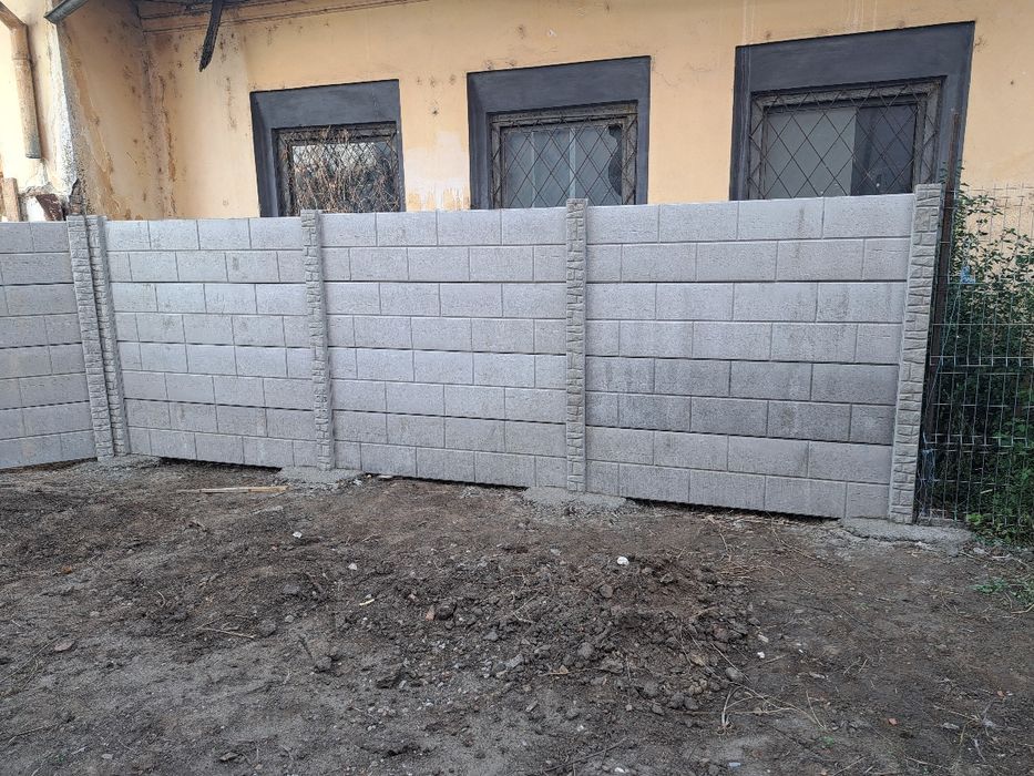 Gard placi beton/prefabricate