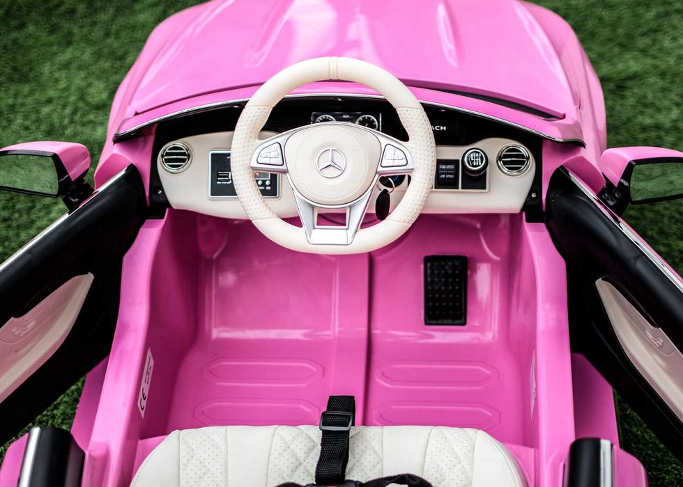Masinuta electrica pentru copii Mercedes S650 MAYBACH 12V, Pink