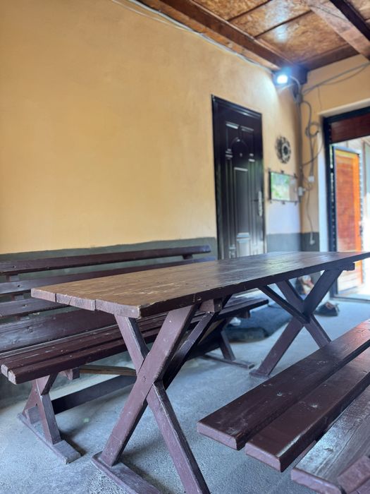 Banca si masa de gradina