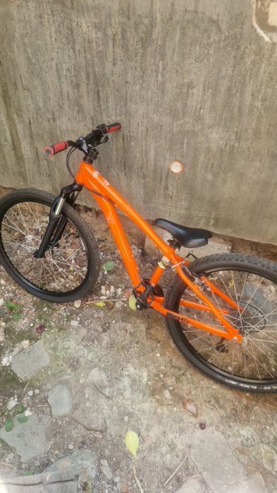 Rockrider bicicleta st500 portocaliu