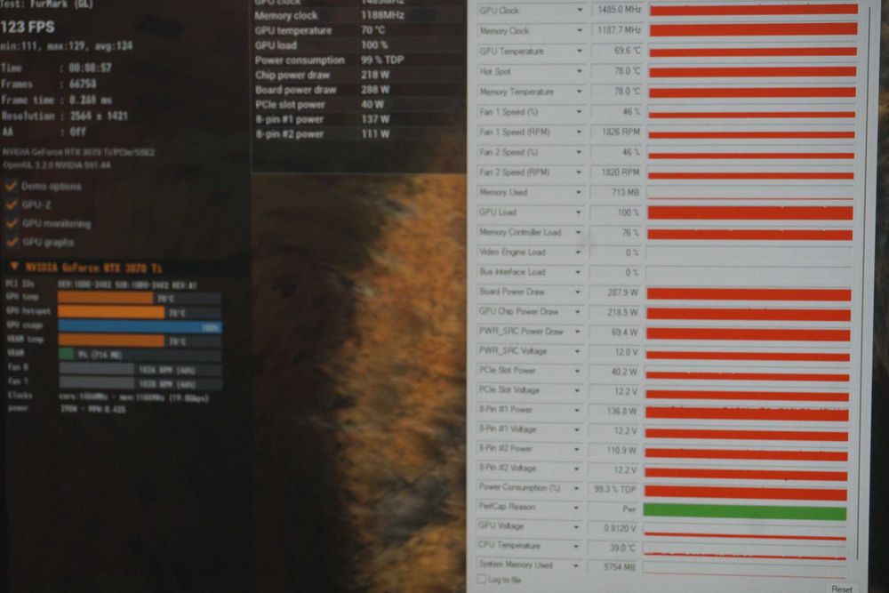 RTX 3070 Ti 8GB Gainward Phoenix видеокарта Nvidia GPU/ вкл. ДДС