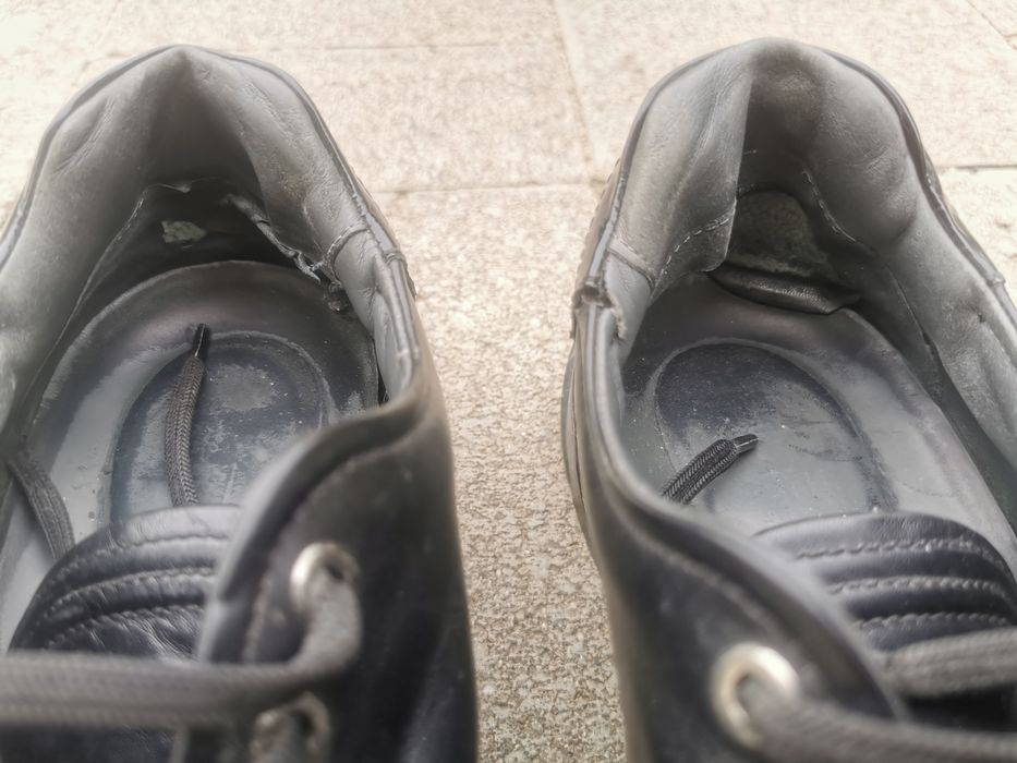 Pantofi piele negri Salvatore Ferragamo low cut Sneaker adidași