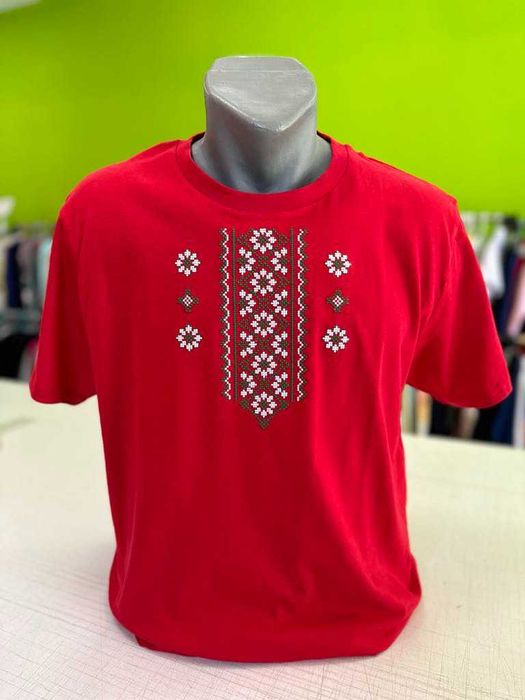 Мъжка тениска с бродерия ШЕВИЦА