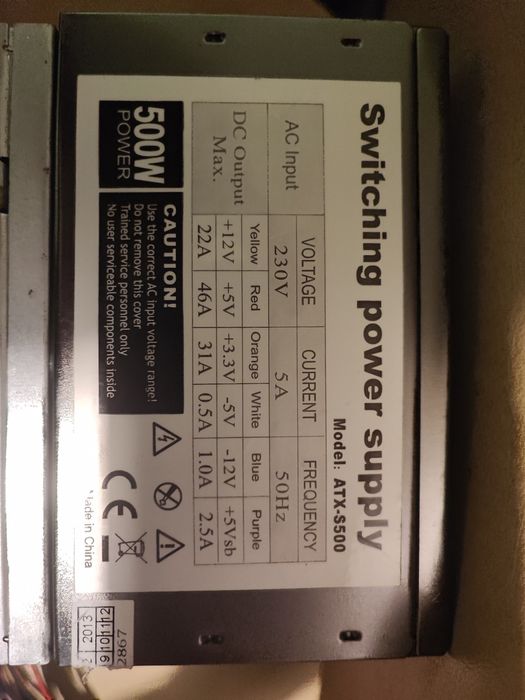 Компютърни Захранвания PSU 350/400/500W