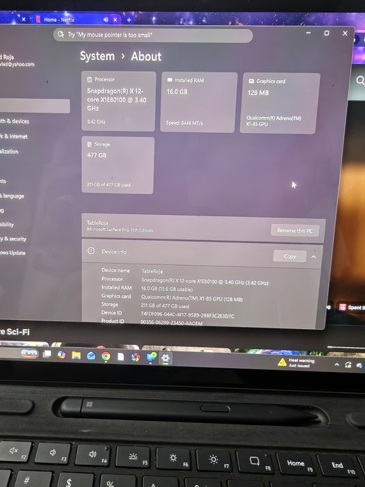 Microsoft Surface Pro 11