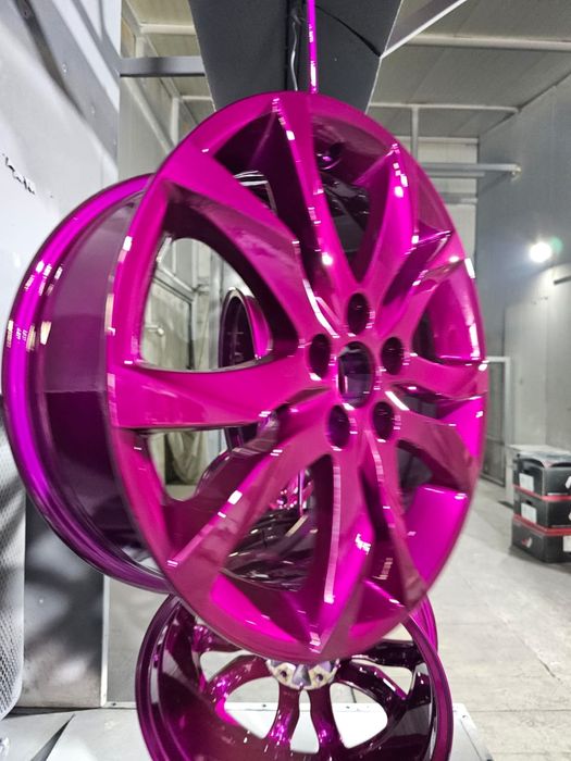 Vopsit jante electrostatic