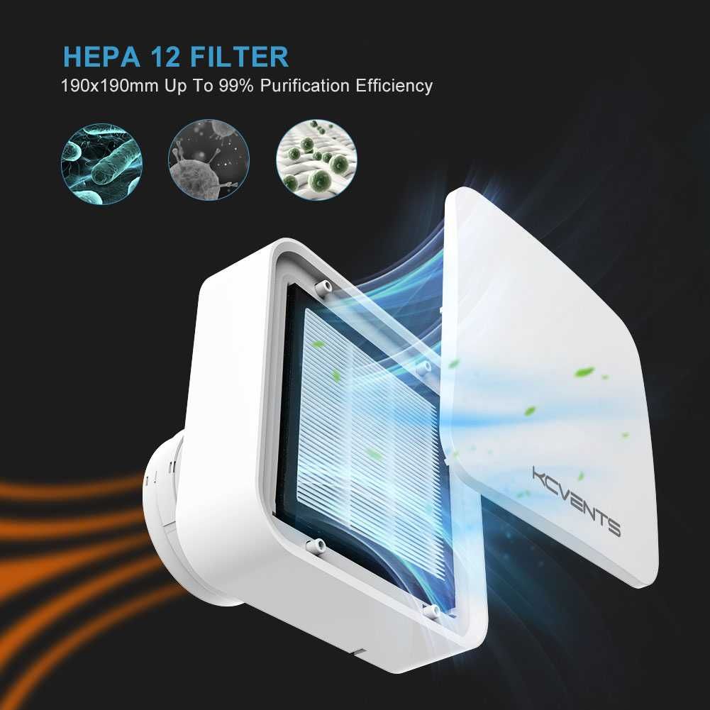 Компактная вентиляция, бризер очиститель воздуха HRV FRESH AIR UNIT: 1 ...