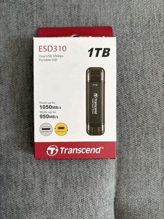 Внешний SSD Transcend. Есть М.2