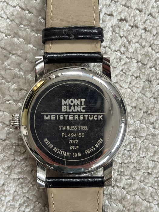 Ceas barbatesc Montblanc Meisterstuck Star, 40mm curea piele originala