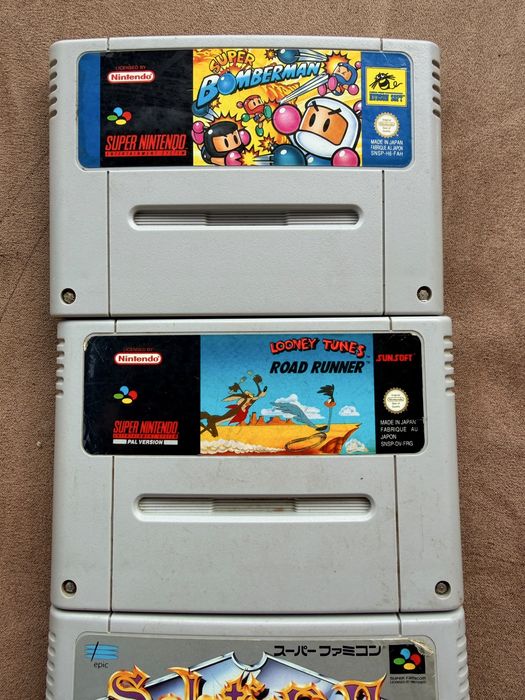 Vintage Jocuri Comsola Nintendo Snes/ Super Nintendo