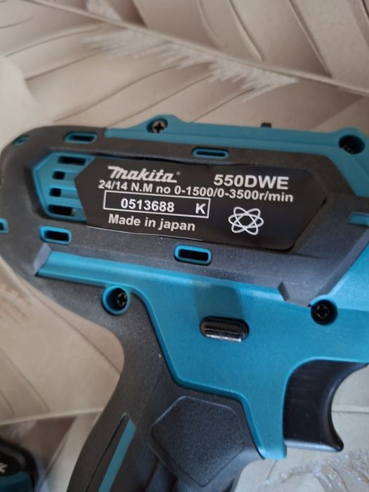 Акумулаторен ударен Винтоверт MAKITA 550DWE 24V 5Ah 
Акумулаторен Ударен Винтоверт MAKITA 550DWE 24V 5Ah 2 броя батерии (+Под