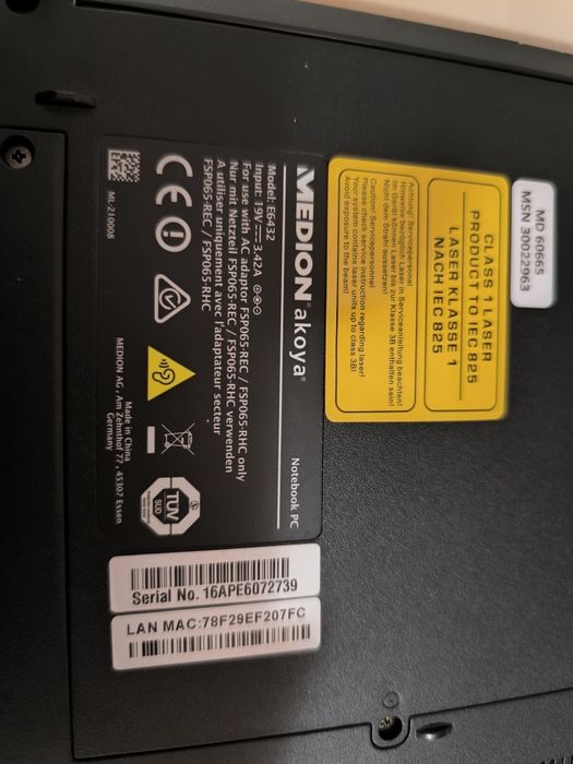 Laptop Medion  i3 ssd , hdd detalii in anunt