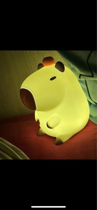 Детска нощна лампа с животно Capybara. Night light Capybara.