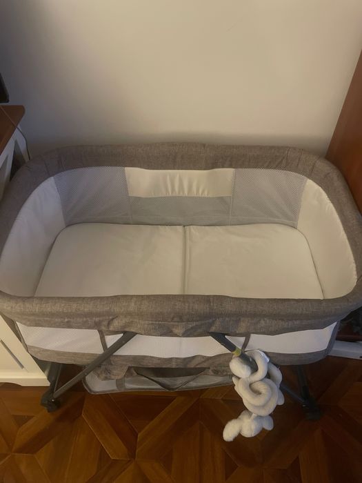 Pătuț pliabil călătorie, Stare foarte bună, saltea reglabilă