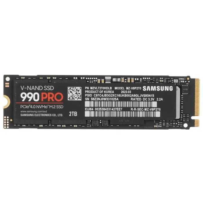 SSD 2000 ГБ M.2 NVMe накопитель Samsung 990 PRO