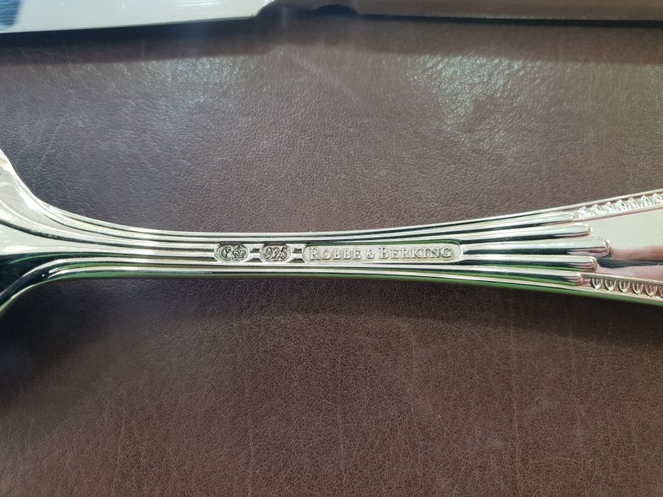 Сребърни прибори за хранене фирма Робе Беркинг, нови