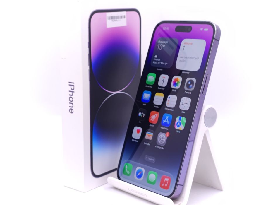 Apple iPhone 14 Pro Max 128GB Deep Purple, Garantie 24 luni | #D90966