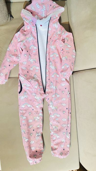 Costum Softshell Schi/ Sanie Unicorn Copii 116 cm