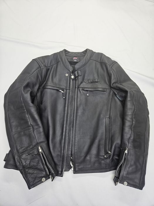 Costum moto din piele FLM 58-60 XXL