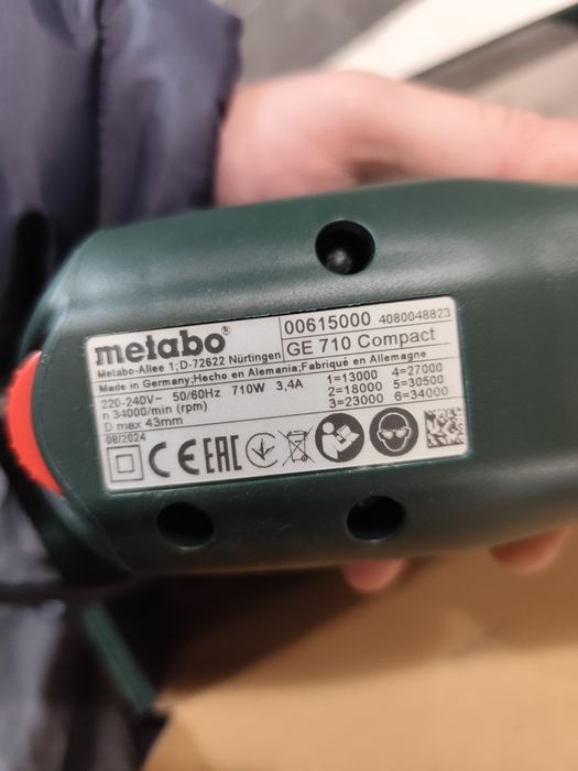 Нов прав шлайф Метабо Metabo GE 710 Compact