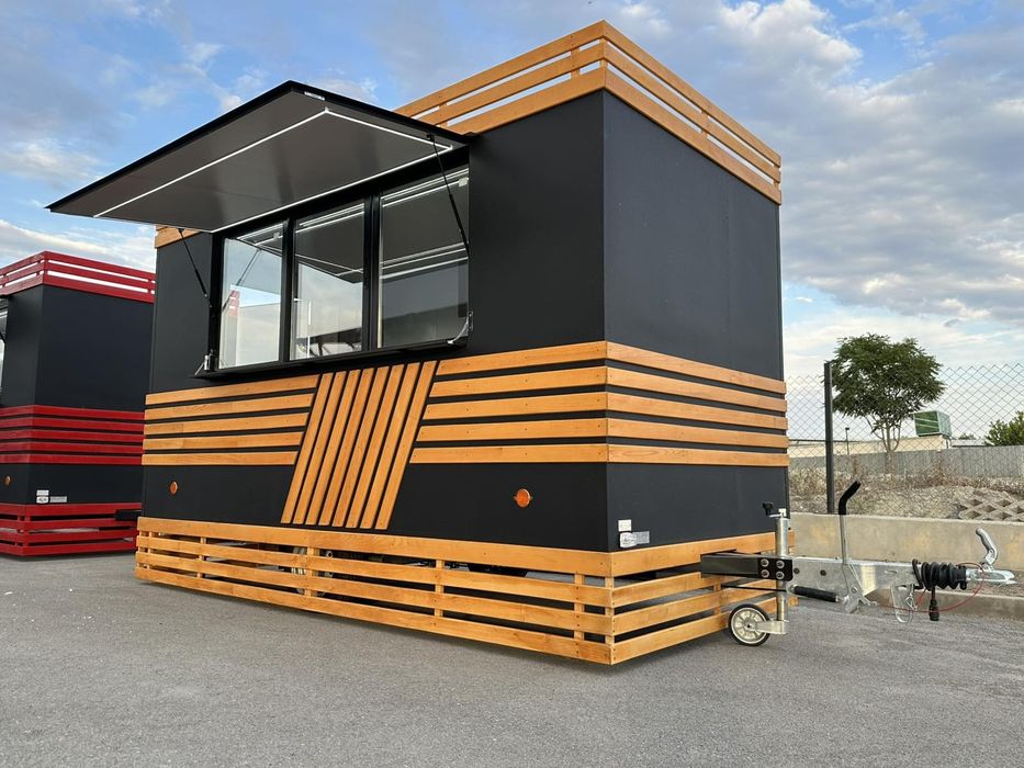 Търговска каравана за бързо хранене със спирачка 4*2*2.1