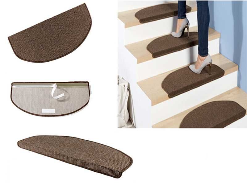 НОВИ! Постелки за стълби, стъпала комплект 15 броя самозалепващи