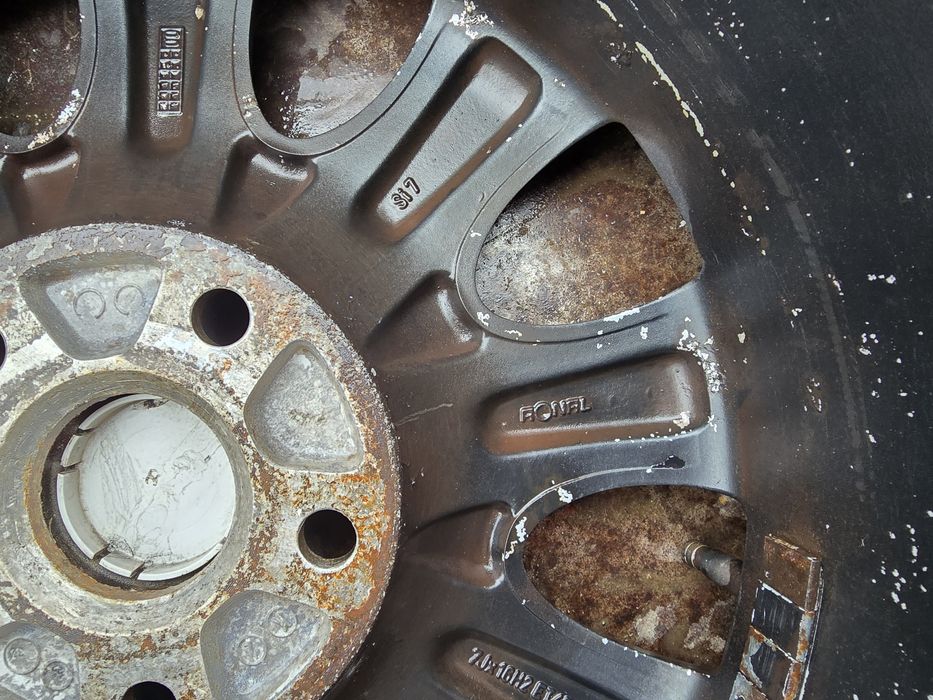 4 бр. оригинални алуминиеви джанти за Ауди, 16 цола, 5X112 с гуми.