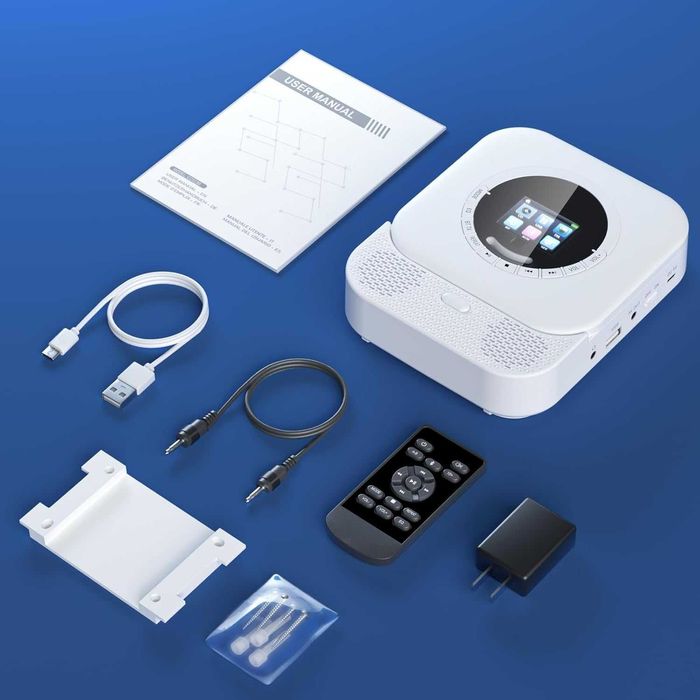 Преносим CD плейър Arafuna с Bluetooth приемник и предавател