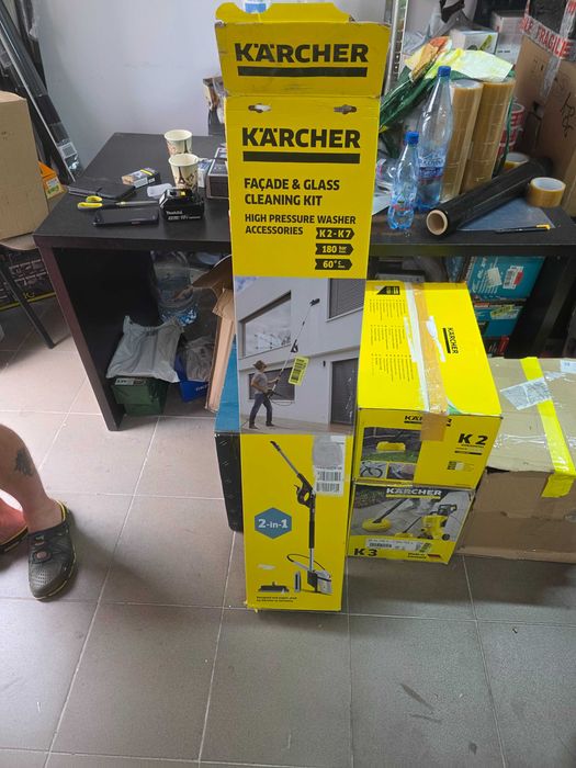 Set de curatare Karcher pentru fatade si sticle de sticla - 2.644-249.0