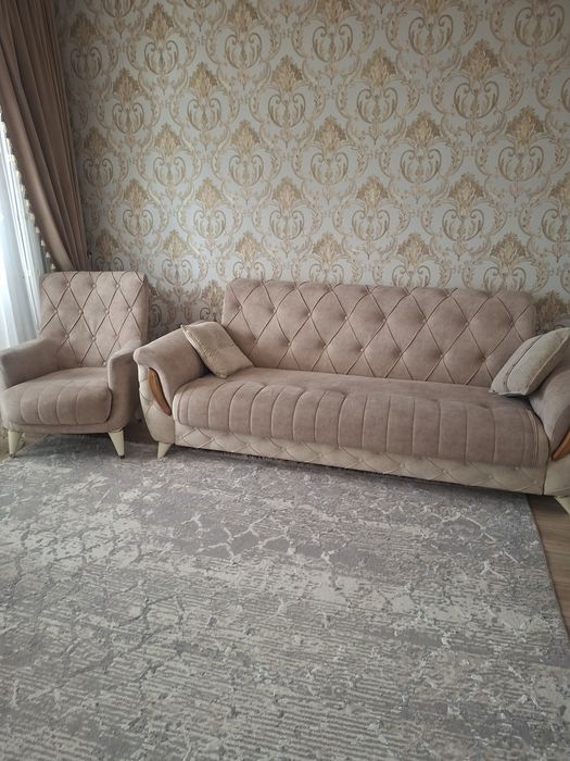 Б/У Диван и кресло