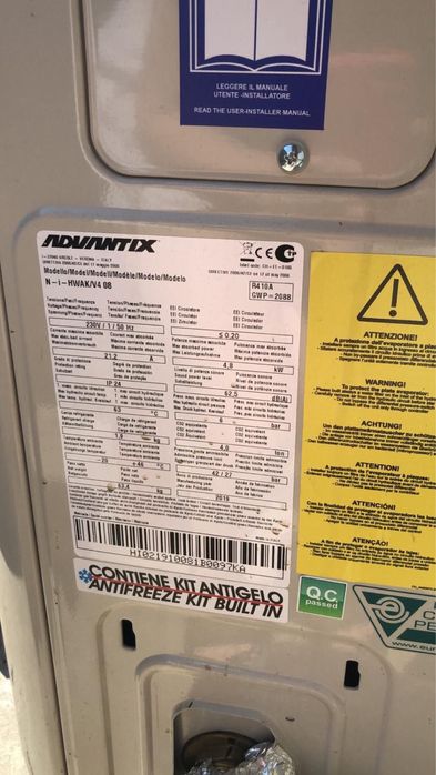 Pompa de caldura aer-apa Maxa 8kw defecta